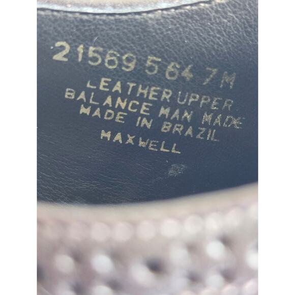 Apostrophe Derby Wingtip Brown Lace Up Women Heels 7M Coquette S0069 - Picture 6 of 7